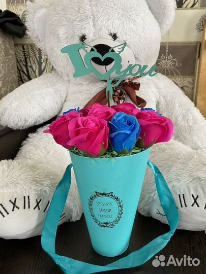 Букет цветов из мыла