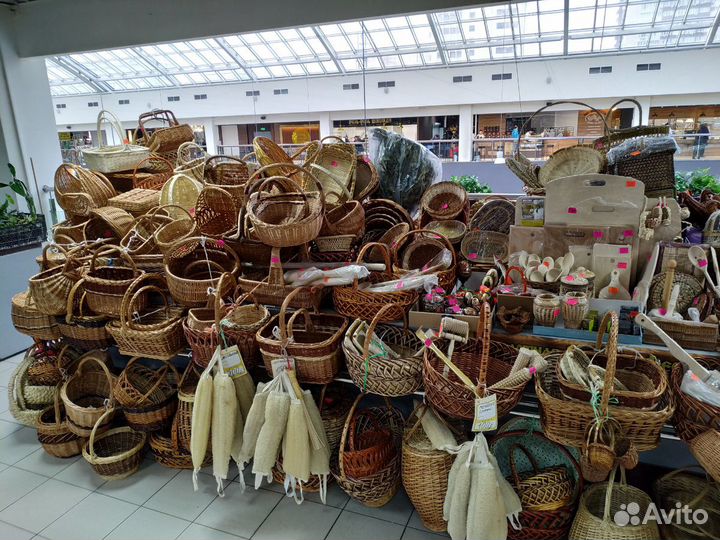 Корзина плетёная