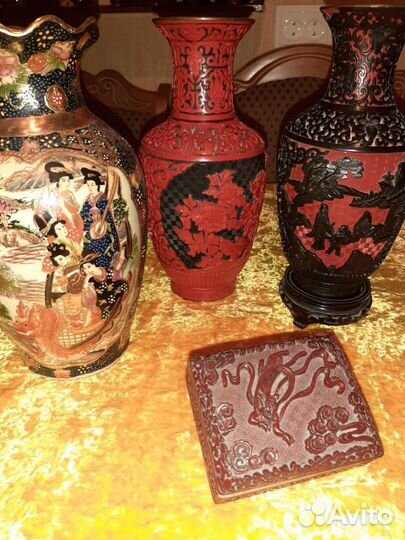 Китай. Резьба по лаку и старинные шкатулки