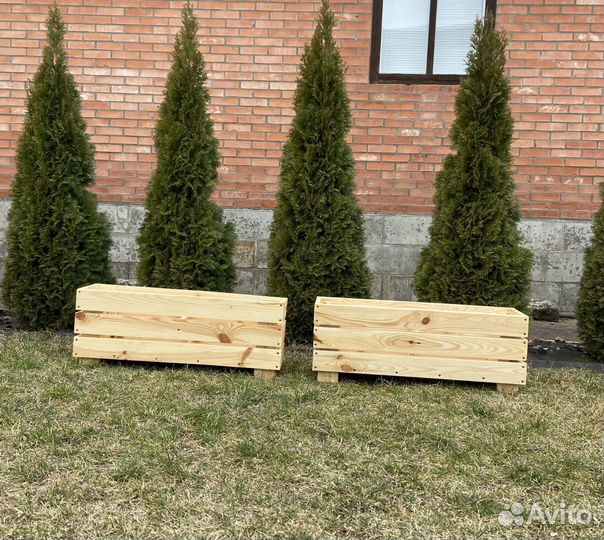 Ящик деревянный для растений