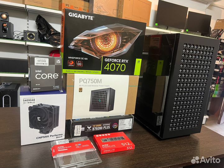 Игровой Intel Core i5-13490 и RTX 4070 12 GB