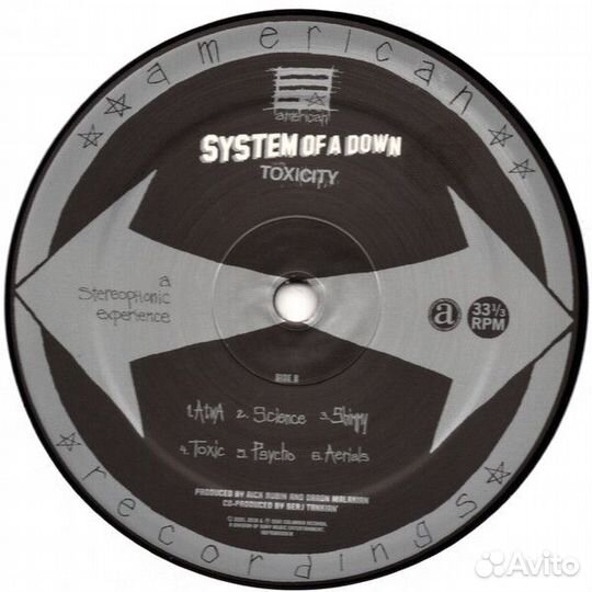 Виниловая пластинка Sony System Of A Down Toxicity