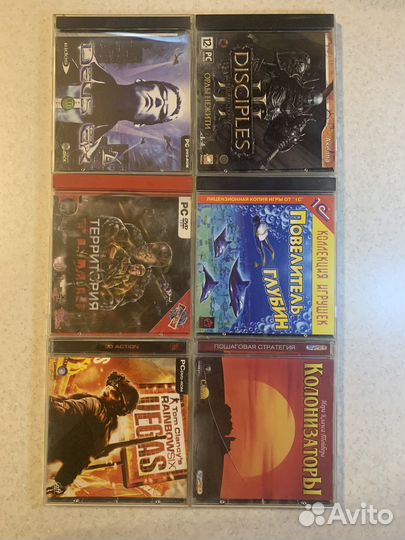 CD диски игры на компьютер