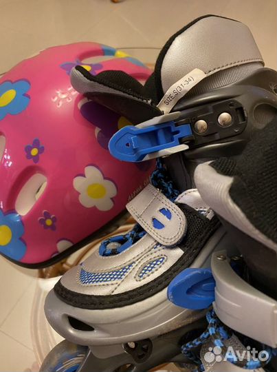 Детские ролики и защита