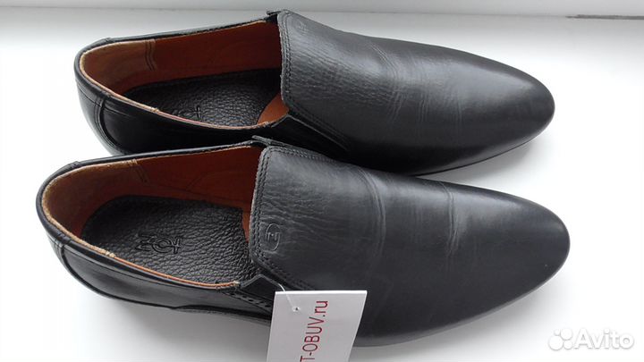 Туфли мужские 40 размер кожаные italy desing новые