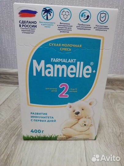Детская молочная смесь mamelle 2
