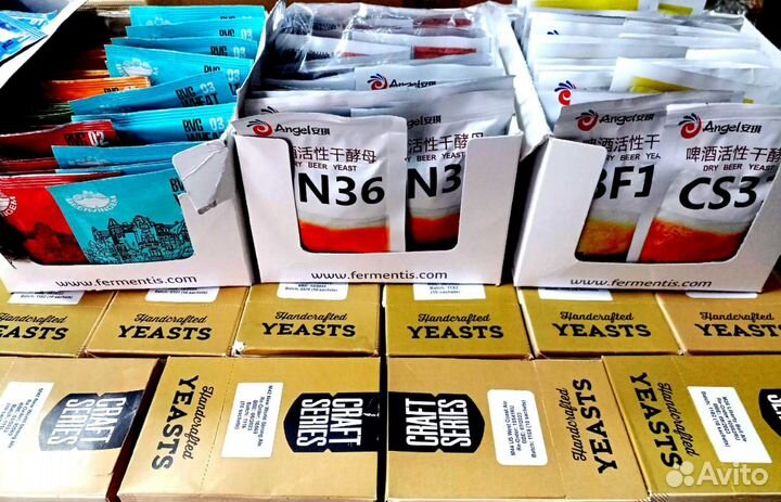 Дрожжи пивные, спиртовые, винные