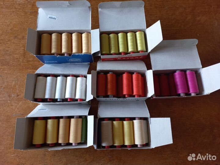 Нитки швейные
