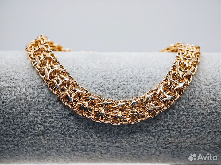 Новый золотой браслет Рамзес 41,5гр