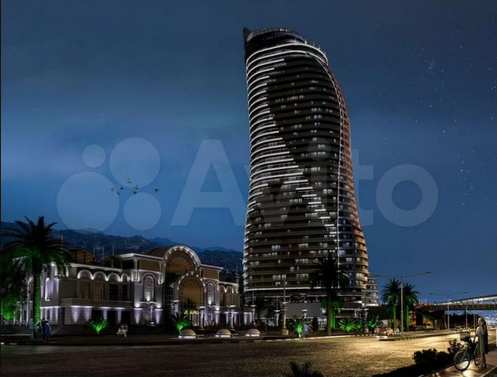 Квартира-студия, 45 м² (Грузия)