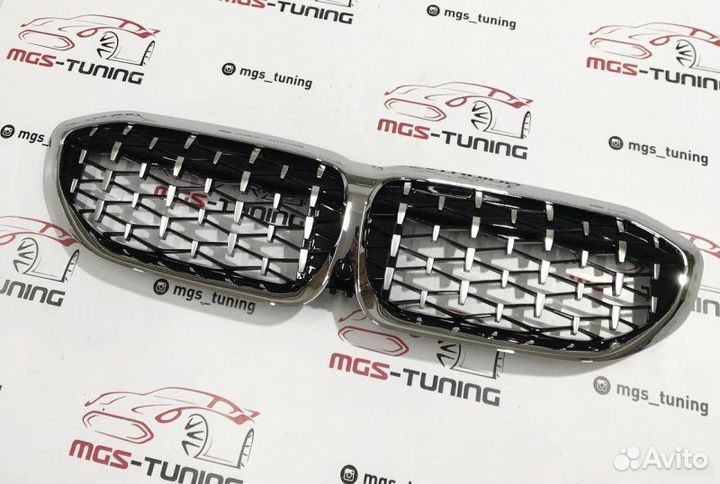 Решетка радиатора BMW 3 G20 M-Perfomance хром
