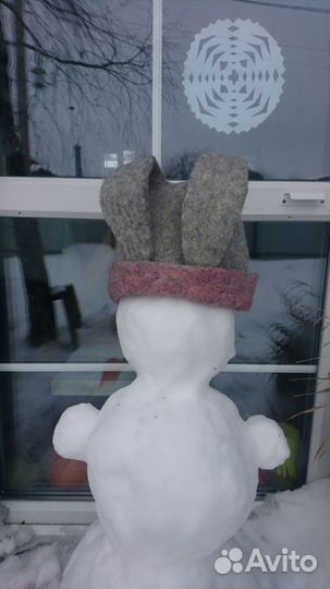 Шапка валяная шерсть