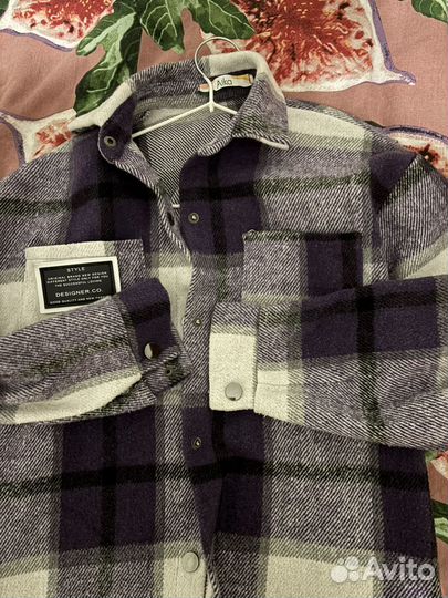 Теплая рубашка размер s
