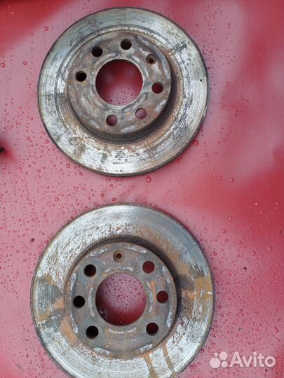 Диски тормозные передние на Chevrolet Lanos