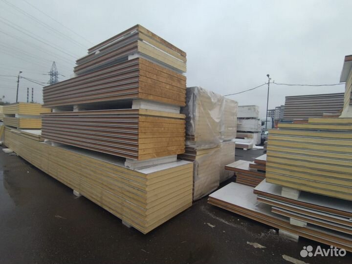 Сэндвич-панели 40000 м2 в наличии