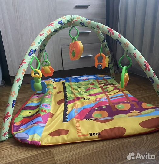 Развивающий коврик музыкальный новый