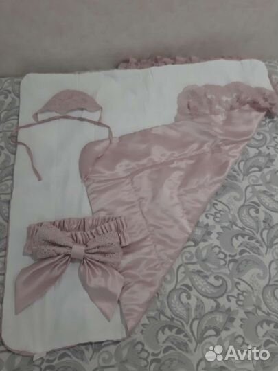 Конверт на выписку новорождённого (лето), комплект