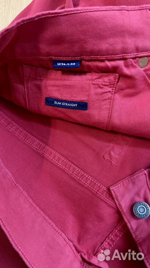 Gant.Red.Slim Straight.новые джинсы. W36L34