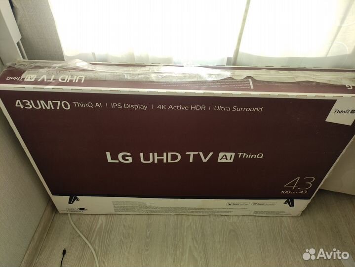 Телевизор lg SMART tv 43