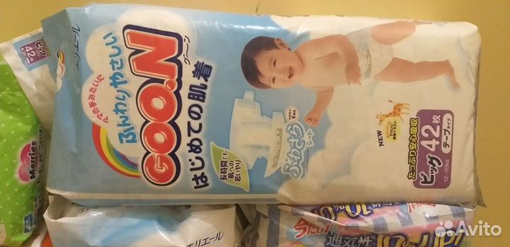 Подгузники трусики муни