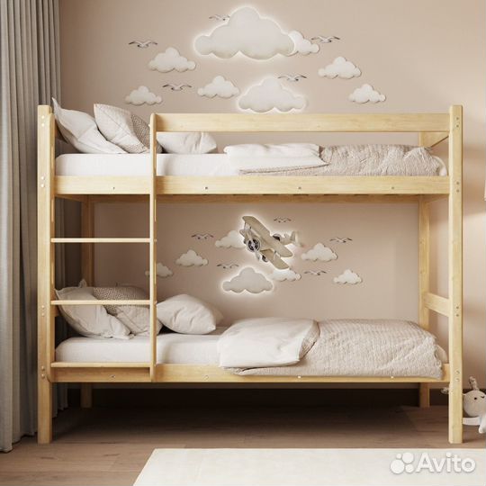 Двухъярусная кровать для двух детей