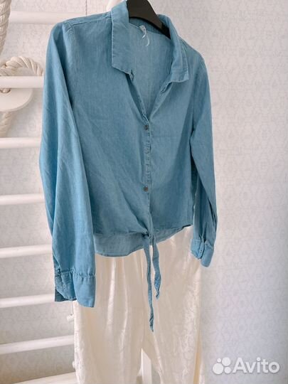 Джинсовая рубашка