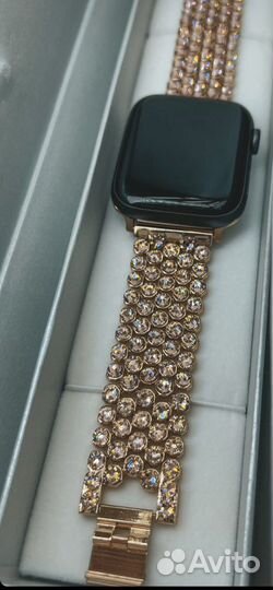 Браслет для Apple watch с кристаллами Swarovski