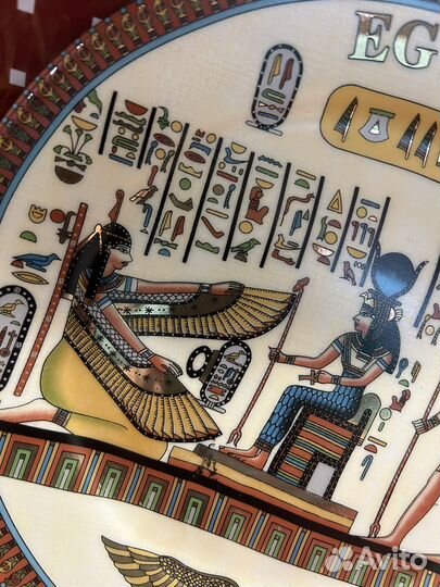 Тарелка сувенирная. Тарелка из Египта. Египет