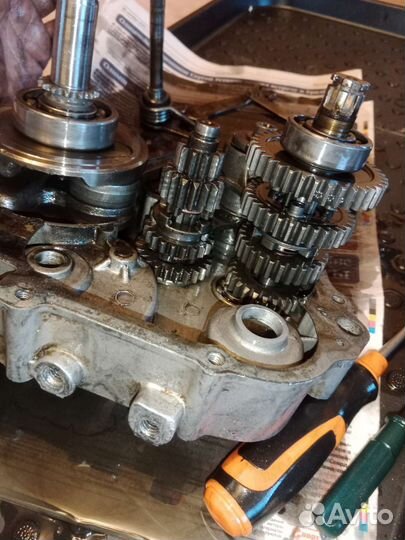 Разбор двигатель альфа 110