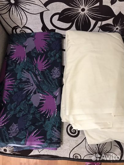 Ткань сорочечная отрез ширина 0,95 и 1,5