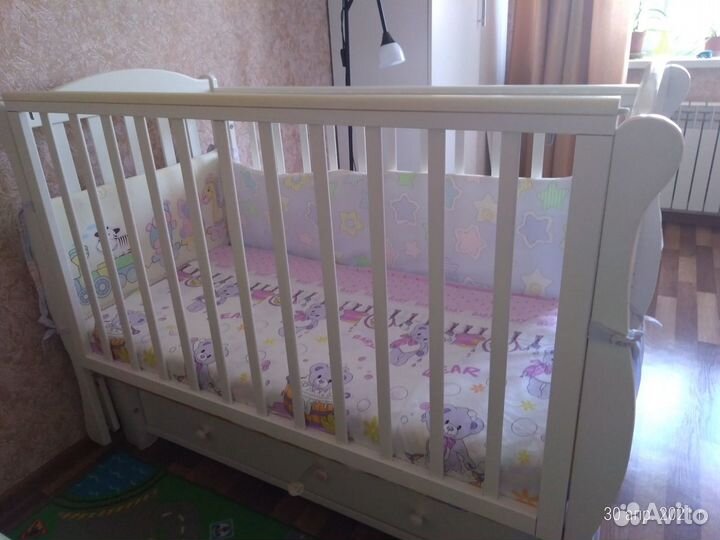 Детская кровать с маятником Кубаночка