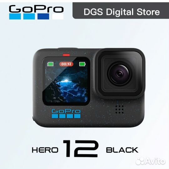 Новая Экшн-камера GoPro Hero 12 Black +64gb карта