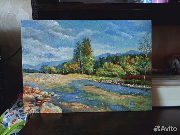 Картина маслом живопись пейзаж