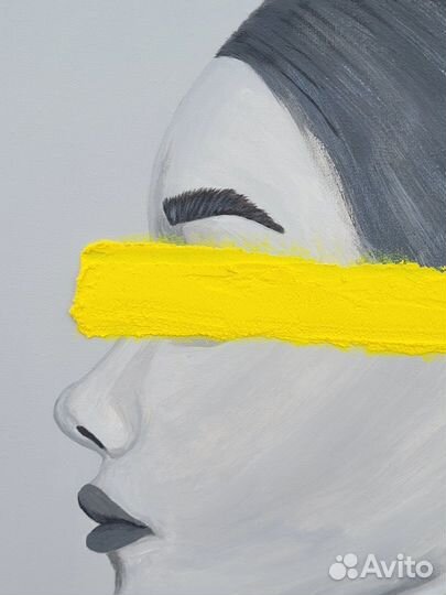 Картина акрилом на холсте