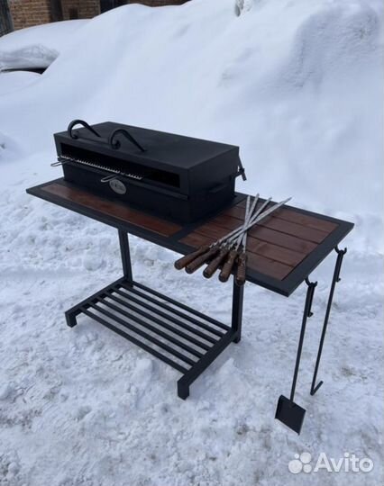 Мангал-гриль, 4 мм, комплект