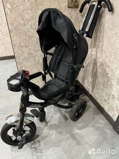 Детский трехколесный велосипед lamborghini