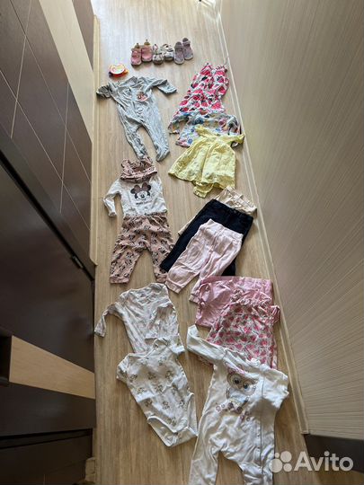 Пакет одежды для девочки 80 86 см