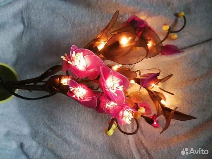 Орхидея букет цветов - светильник