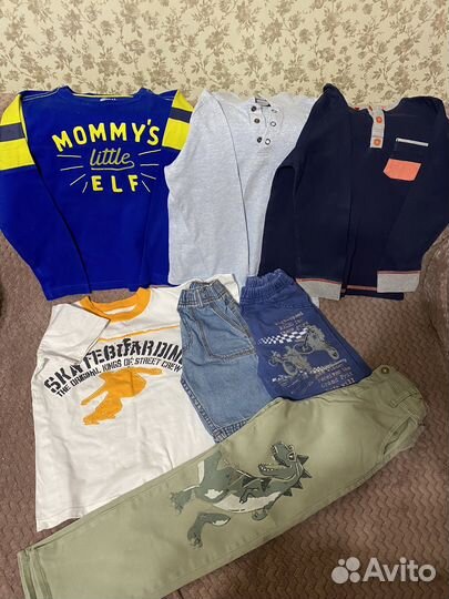 Вещи пакетом на мальчика 116 122