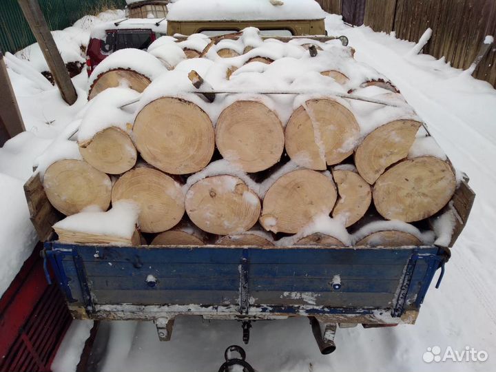 Сосна колотые дрова