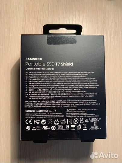 Внешний SSD Samsung Portable T7 Shield 4TB
