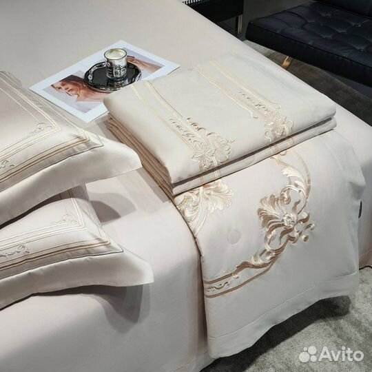 Постельное бельё с одеялом Золото Премиум