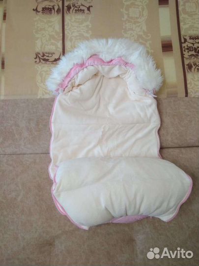 Конверт на выписку зимний для девочки