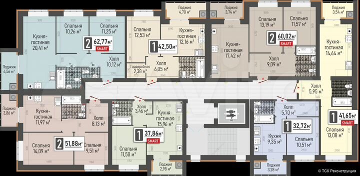 1-к. квартира, 32,7 м², 5/10 эт.