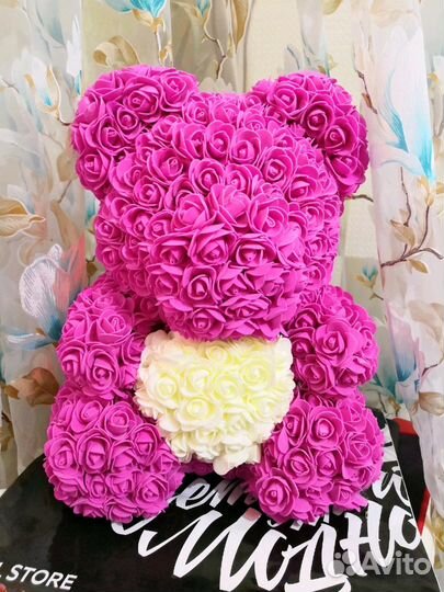 Акция Мишки из роз игрушка