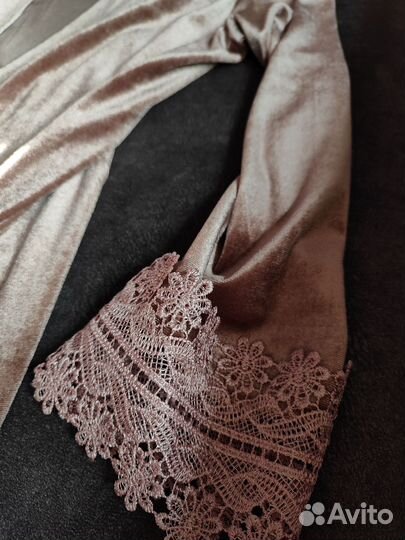 Пижама женская велюровая комплект из 3 вещей