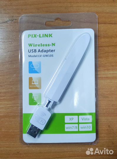 USB Wi-Fi адаптер PIX-link UW10S 150 Мбит/с