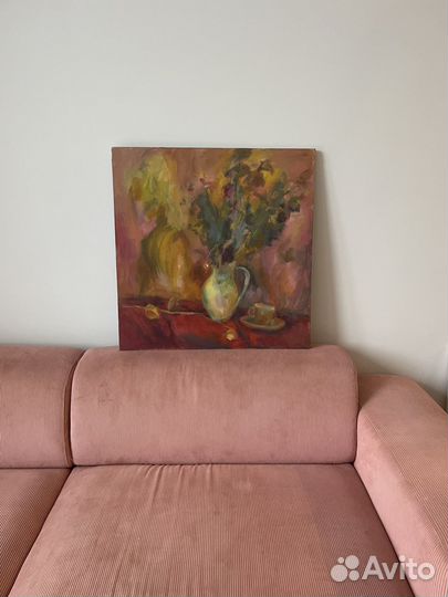 Картина маслом натюрморт, 65х66