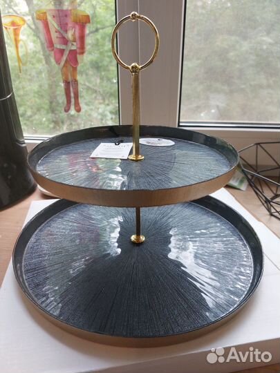 Ваза (Этажерка ) для фруктов стекло