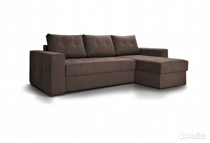 Диван угловой Палермо шоколад